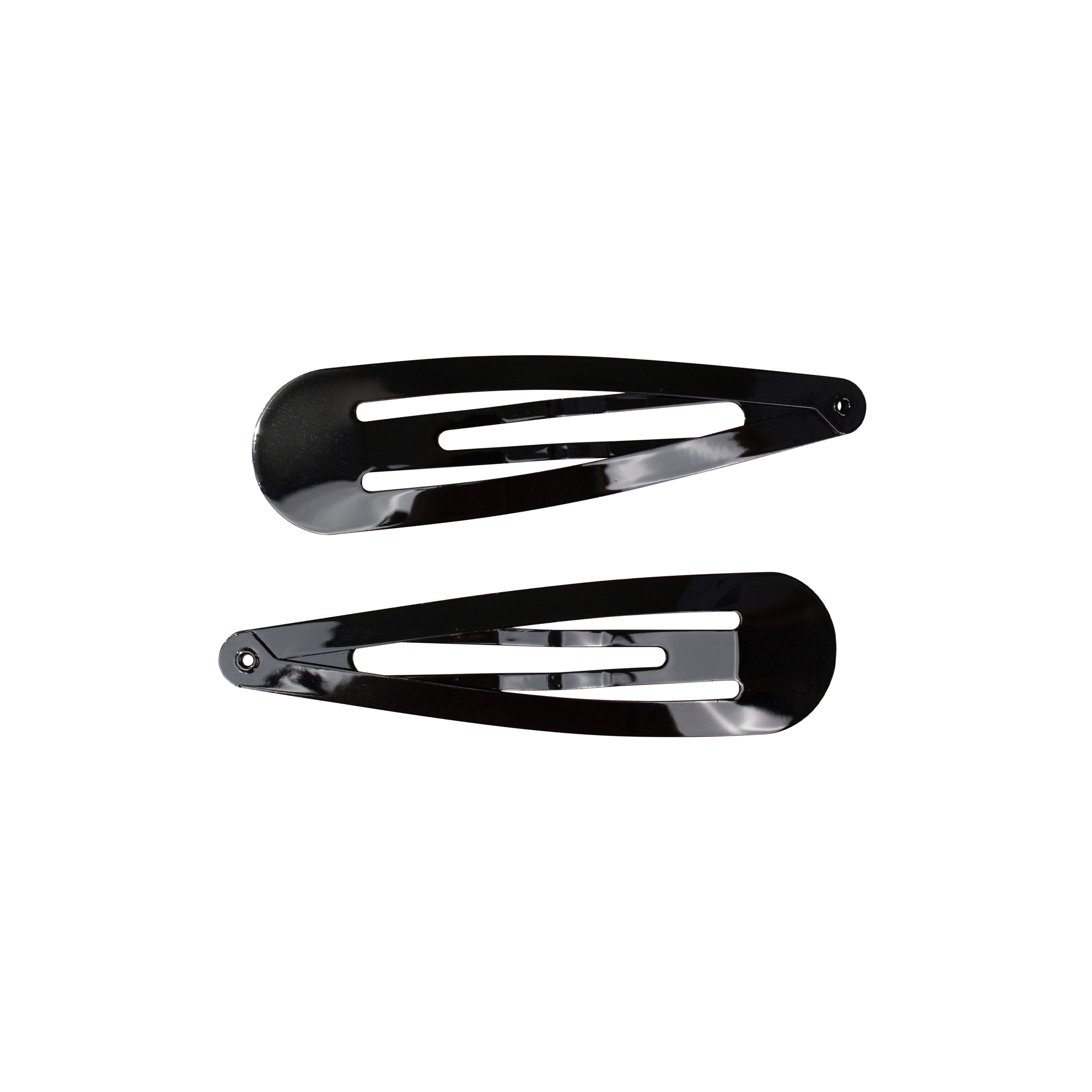 Black One Touch Clips 8cm (2)