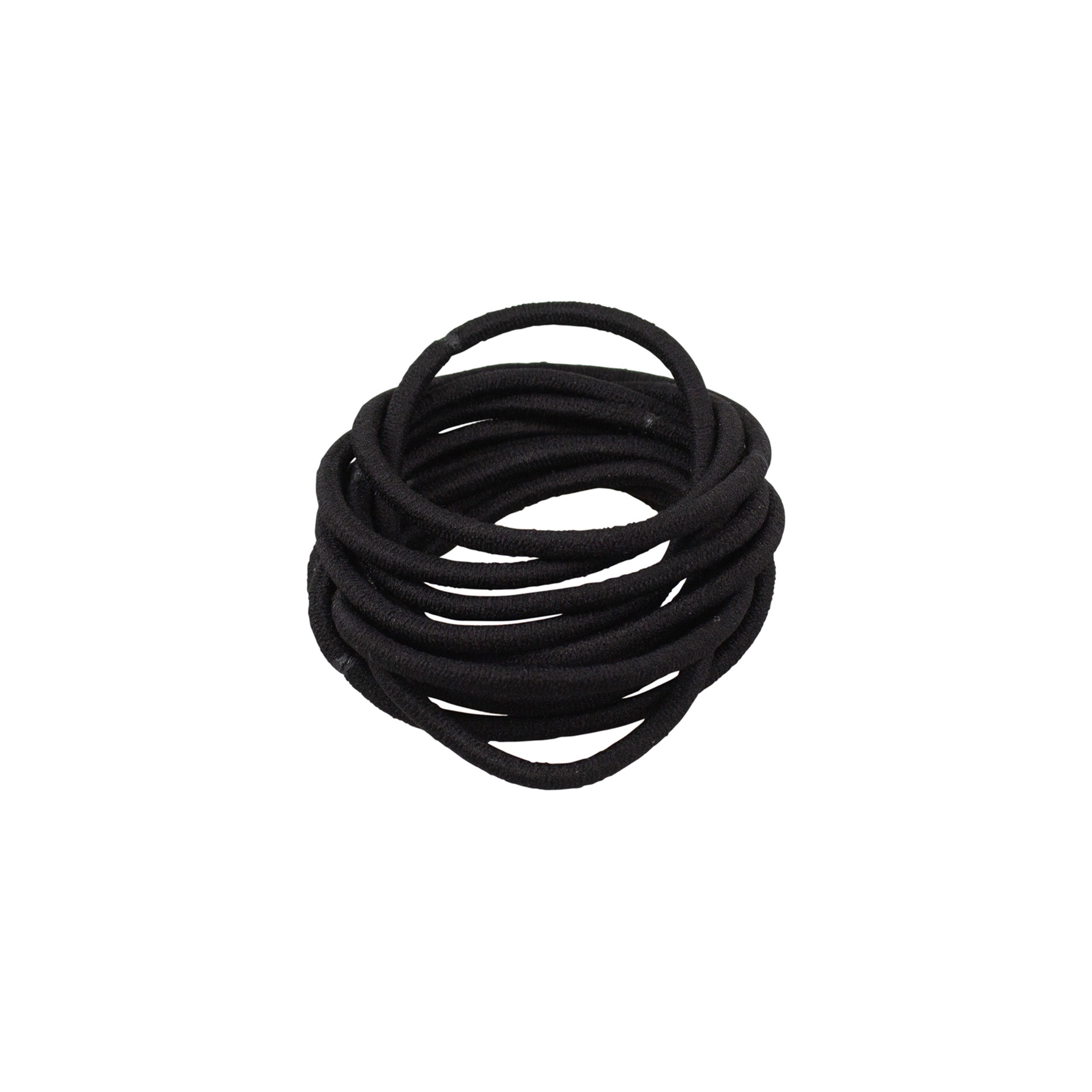 Thick Black Hair Ties (8)