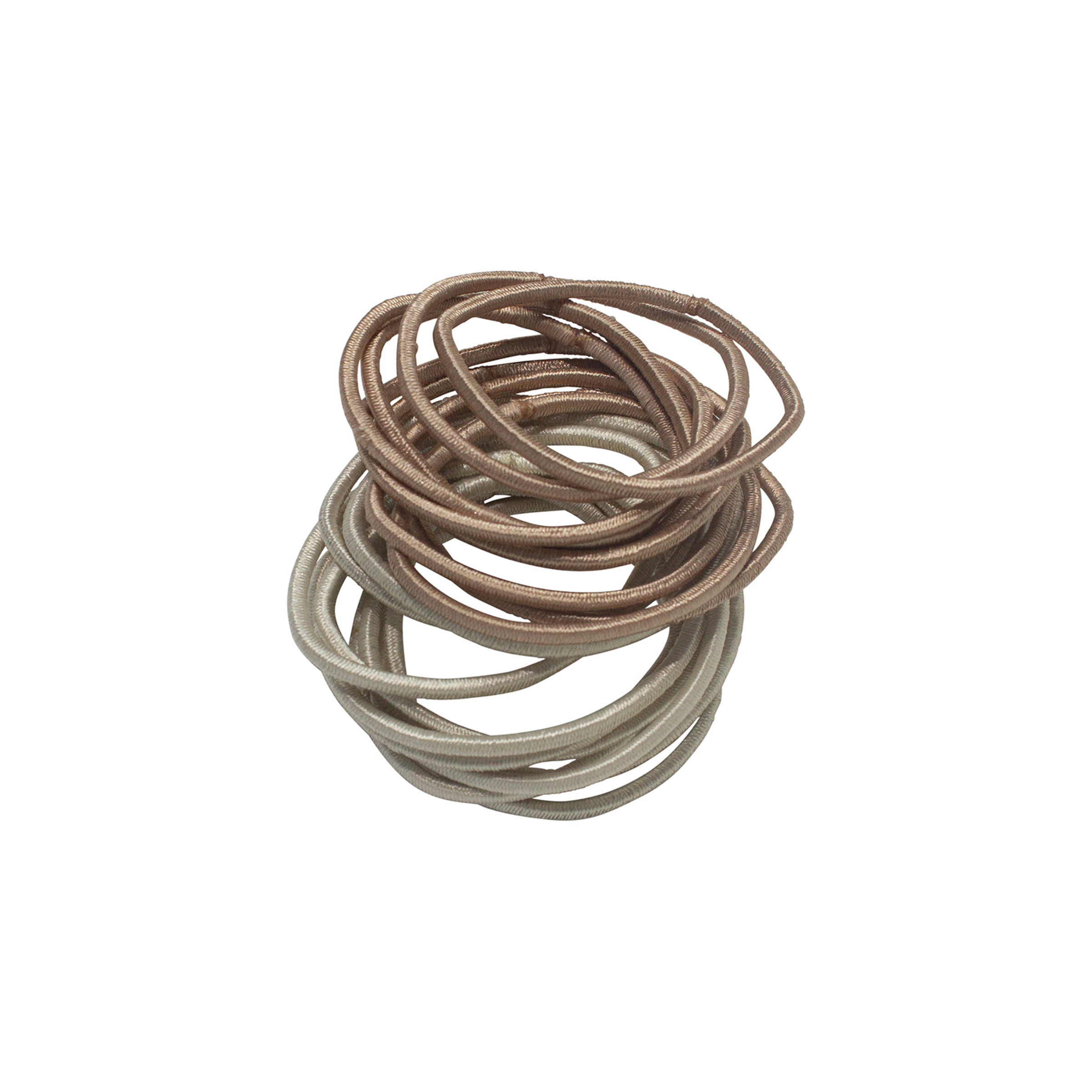 Thin Satin Blonde Hair Ties (20)