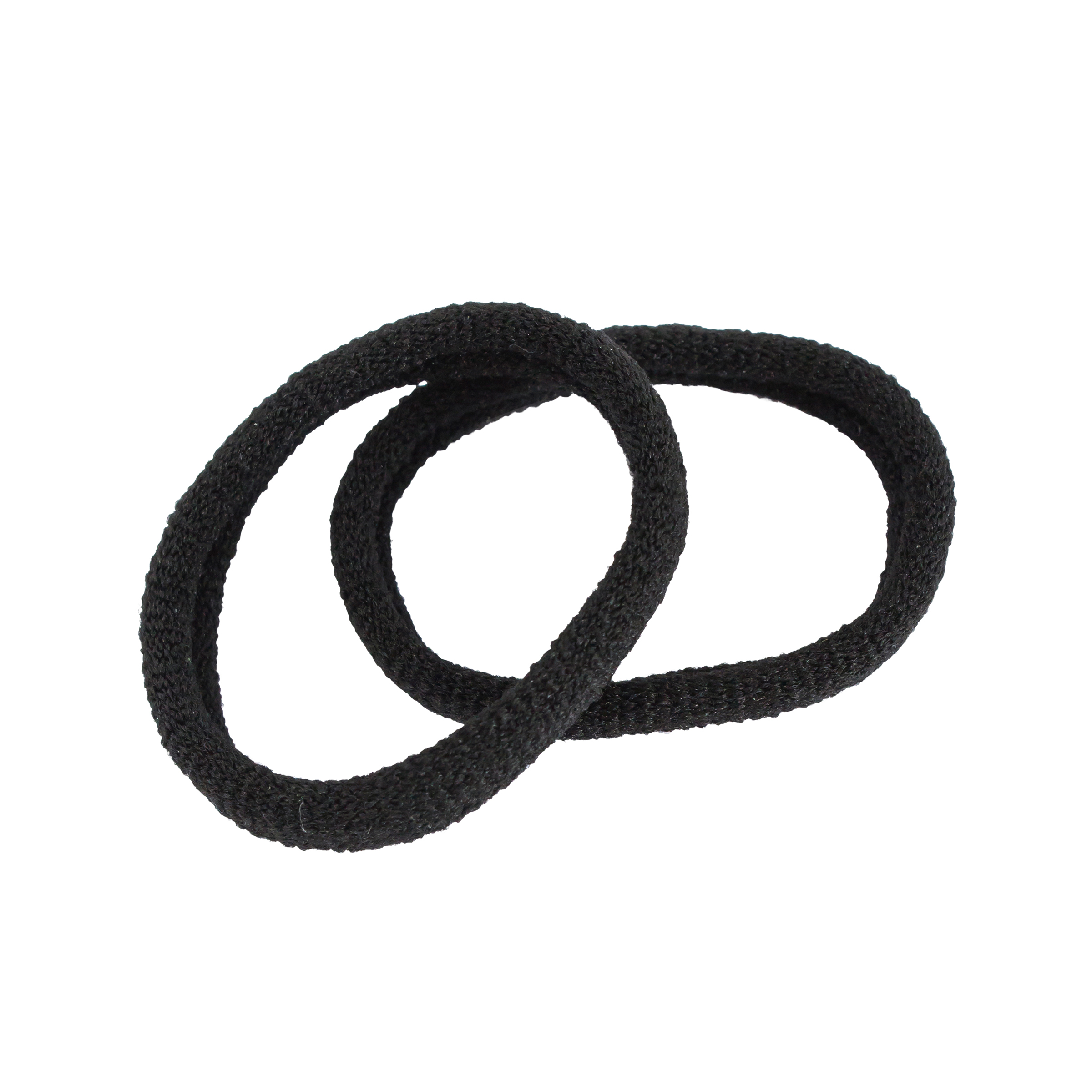 Soft Black Ponytailers (15)