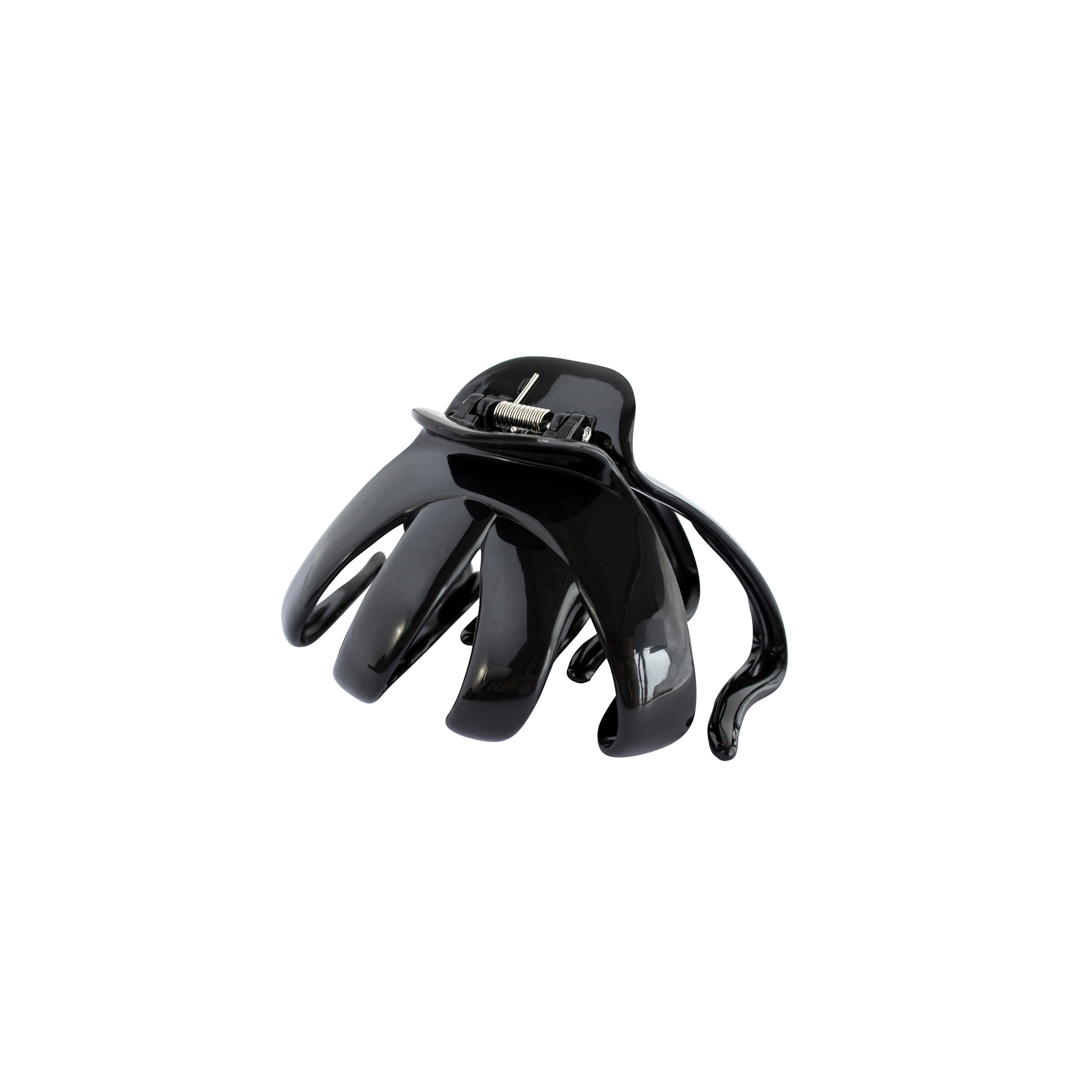 Large Black Octopus Clip