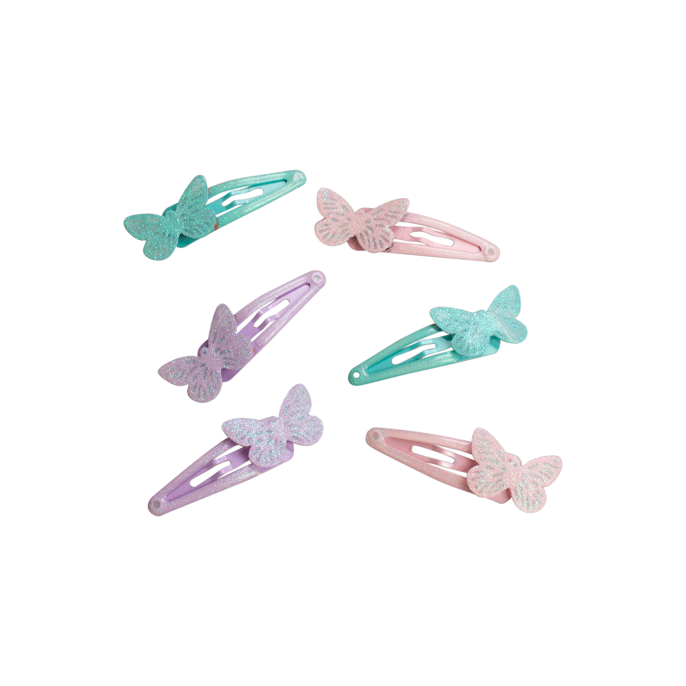 Butterfly One Touch Clips 4cm (6)
