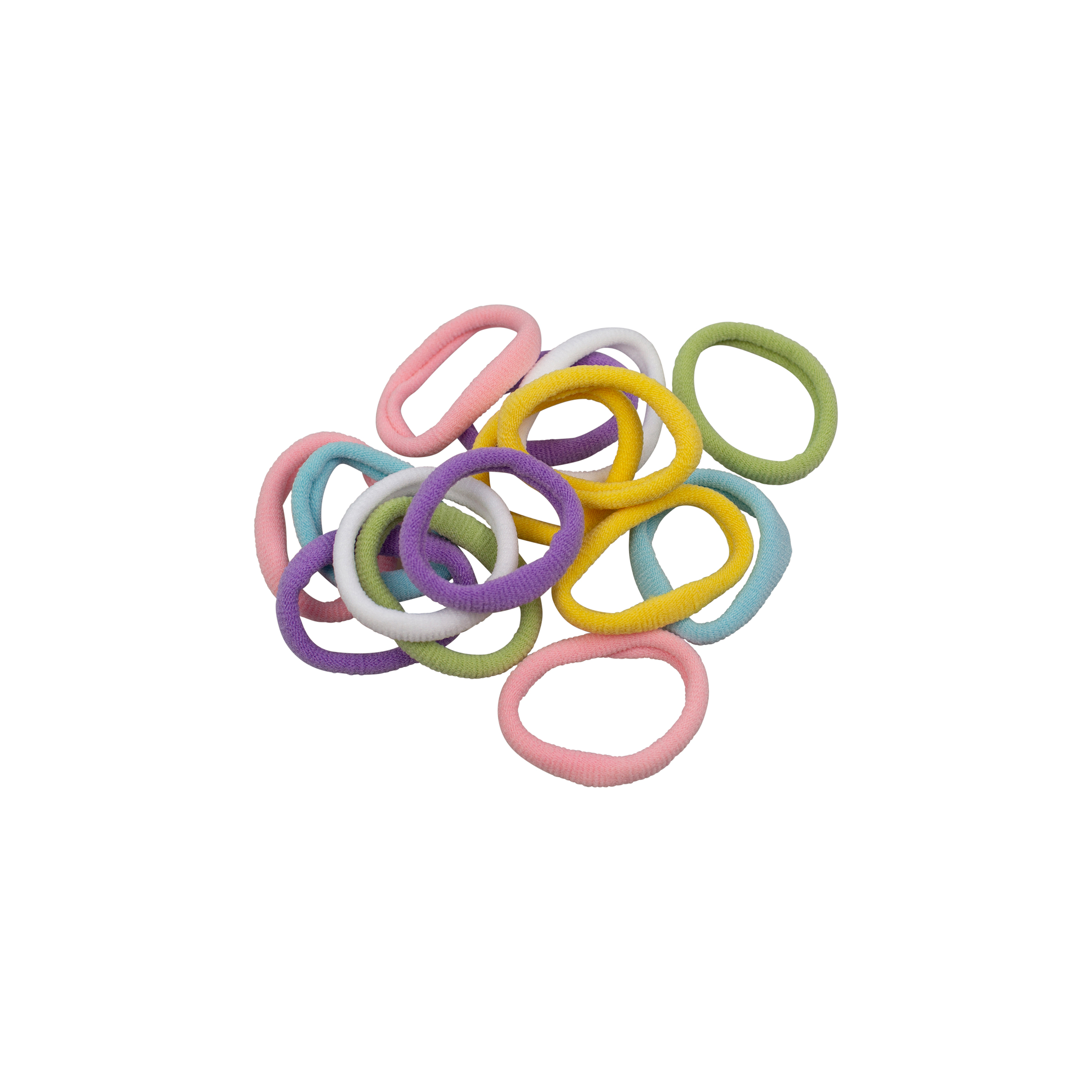 Assorted Pastel Soft Ponytailers (15)