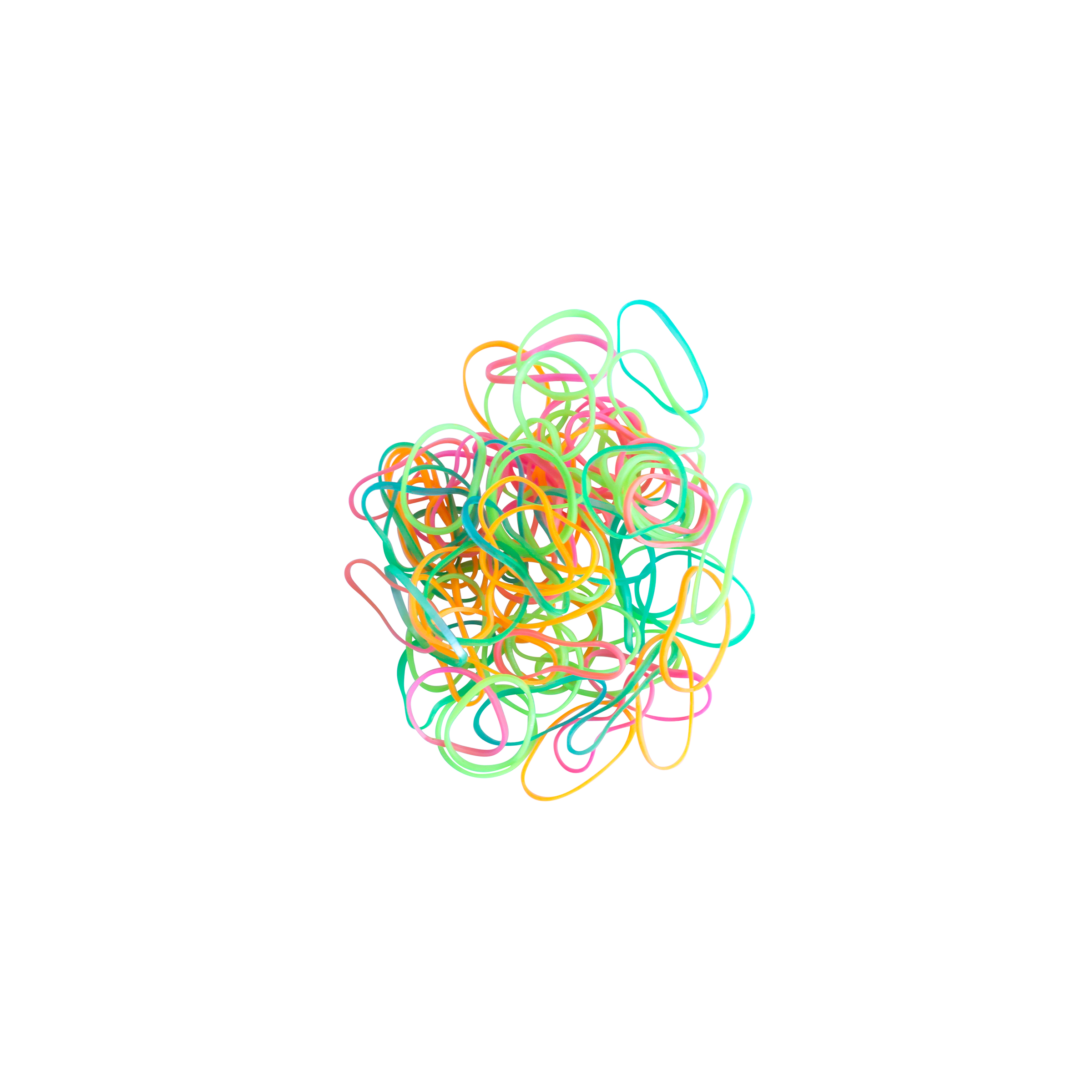 Assorted Bright Polybands (100)